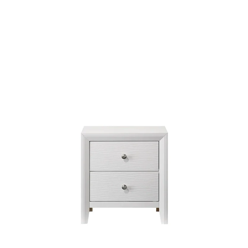 Sim 4 Piece White Panel Bedroom Set