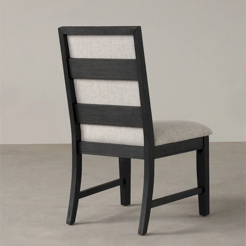 Roundhill Furniture Gates 5-Piece Round Dining Set, Light Gray