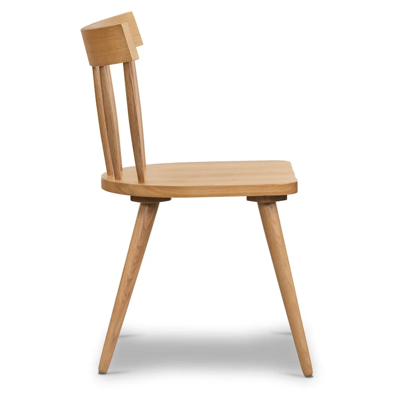 Hava Dining Chair - Solid Oak Wood with Spindle-Back