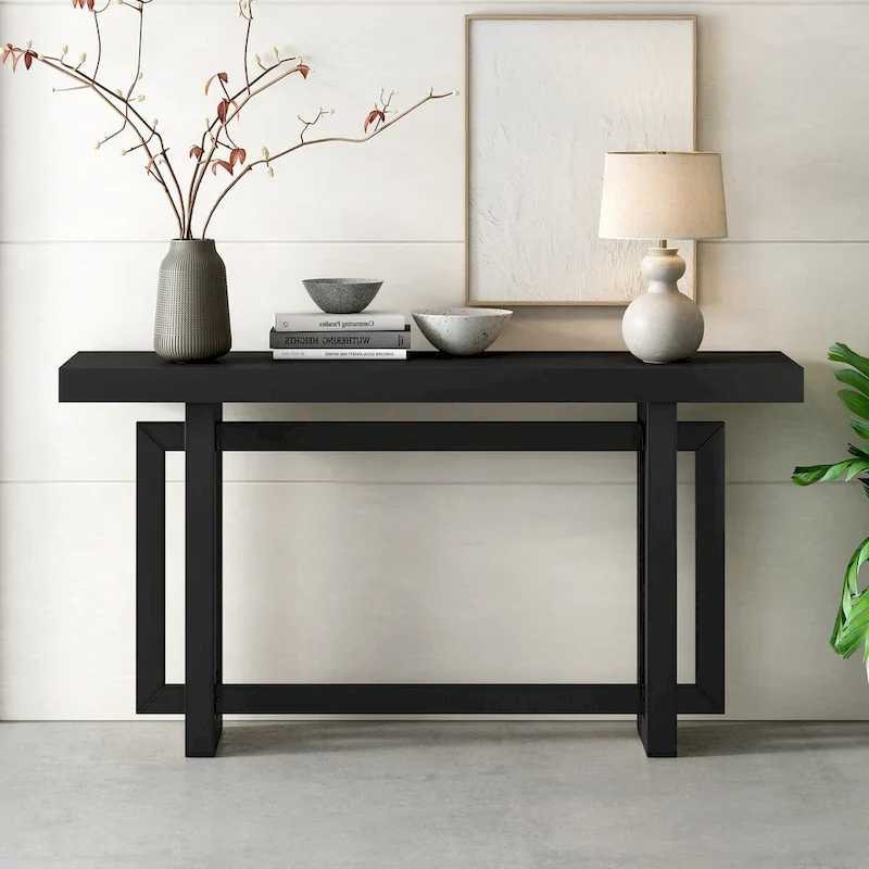 Contemporary Console Table Entryway Table for Living Room
