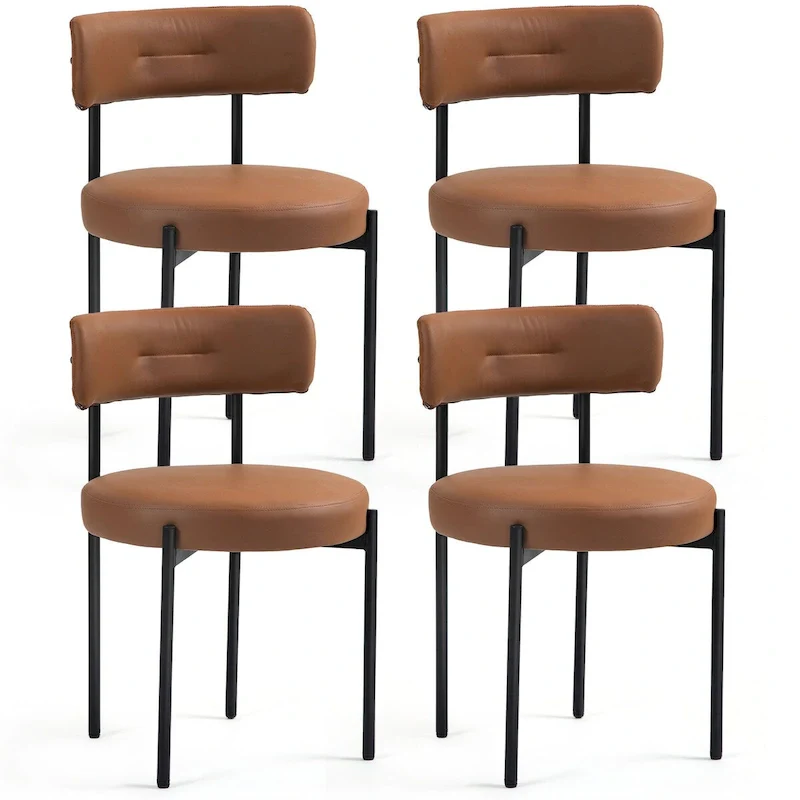 AVAWING Dining Chairs Mid-Century Modern Kitchen Chairs Set of 4