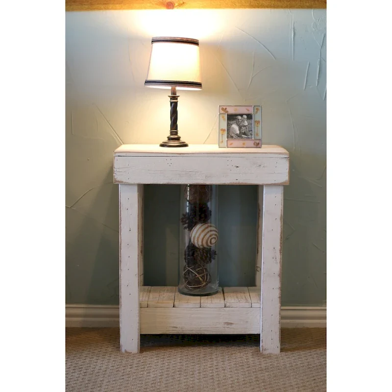 Rustic End Table