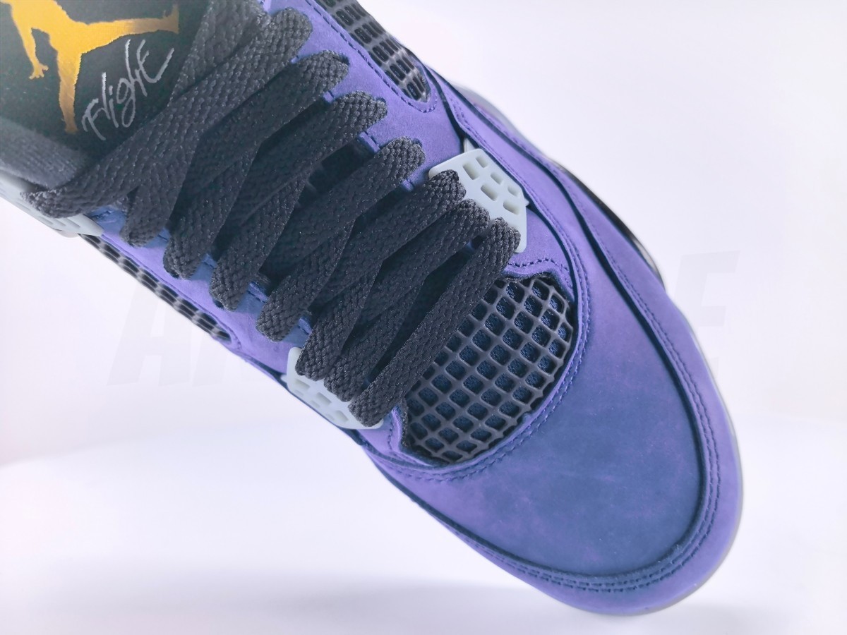Air Jordan 4 Retro Lakers Imperial Purple - Aktrende