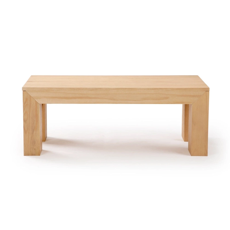Plank and Beam Modern Rectangular Coffee Table - 40