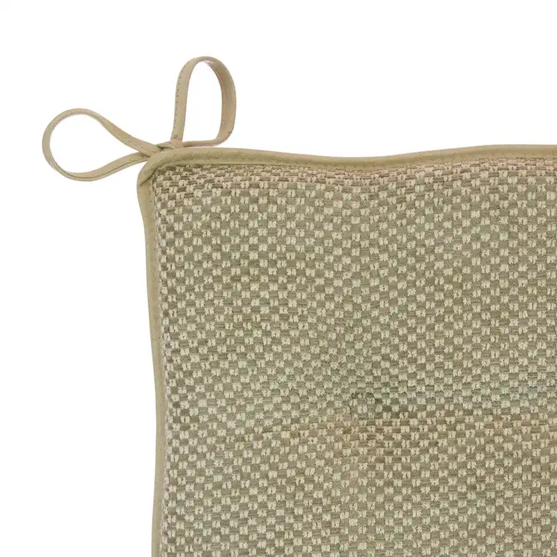 Reversible Chenille Rocking Chair Cushion Set