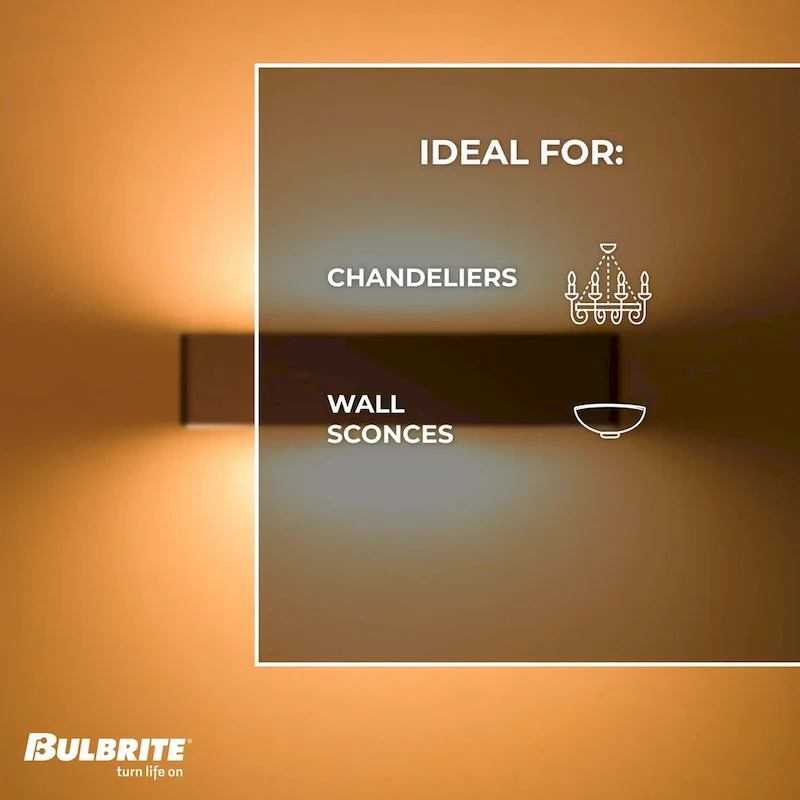 Bulbrite LED Filament Pack of (4) 5 Watt Dimmable 11 Inch T9 Light Bulb with Frost Glass Finish and Medium (E26) Base