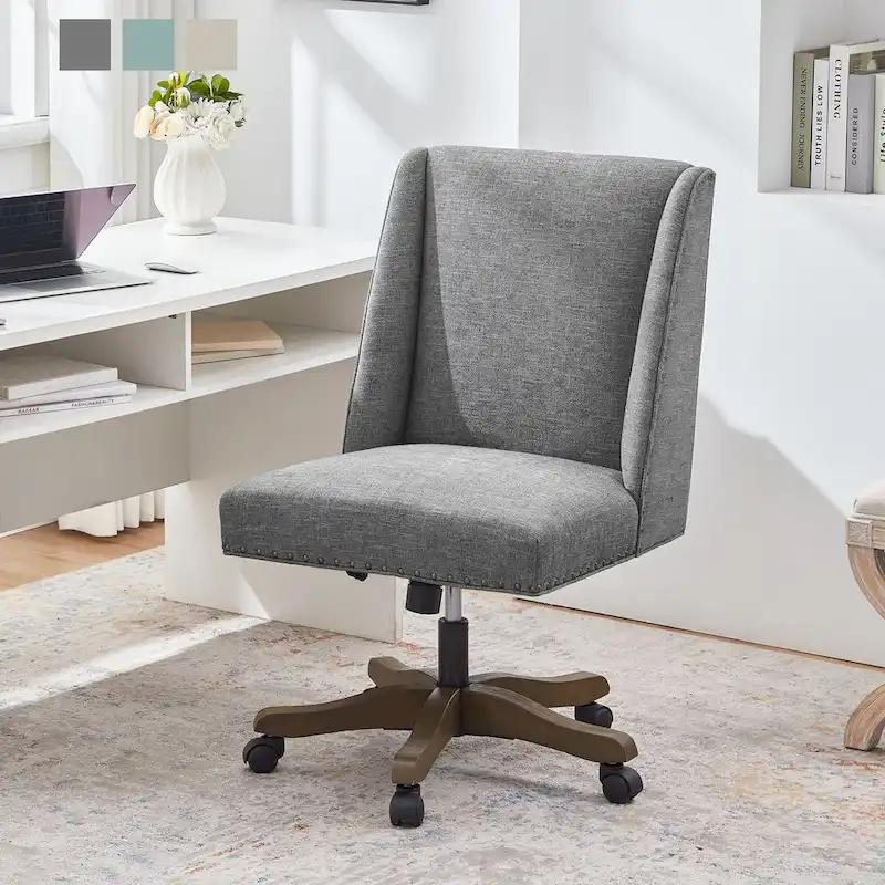 Huimo Home Office Desk Chair with Wheels, 360 Swivel