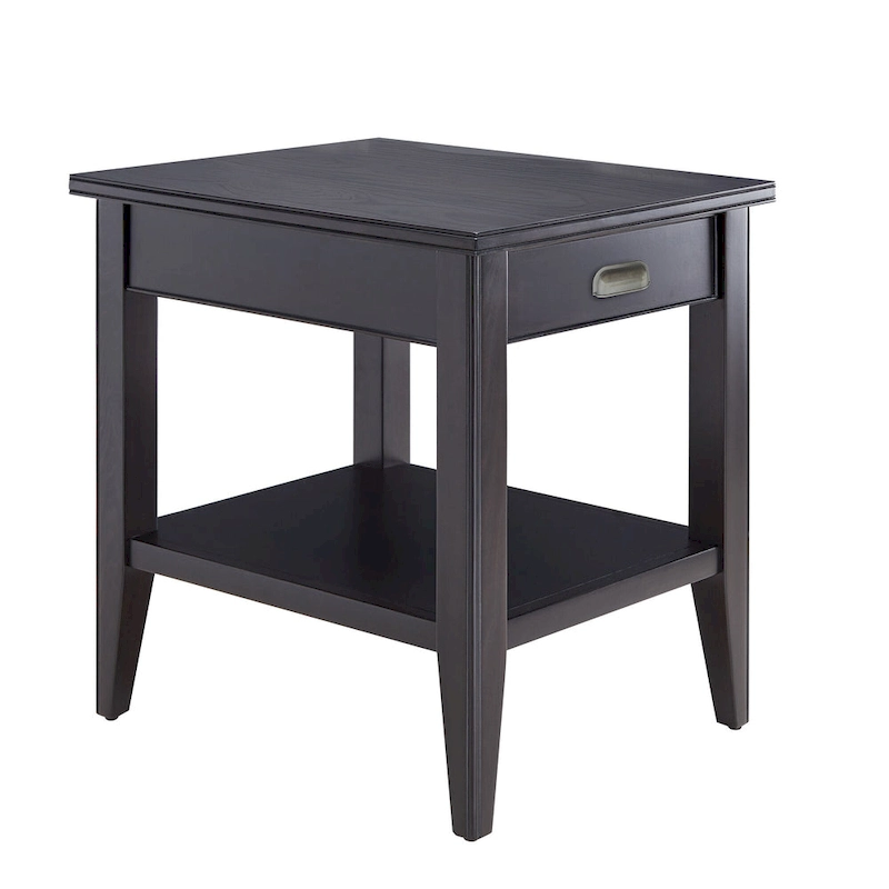 Leick Home Laurent Recliner Wedge Table with Shelf