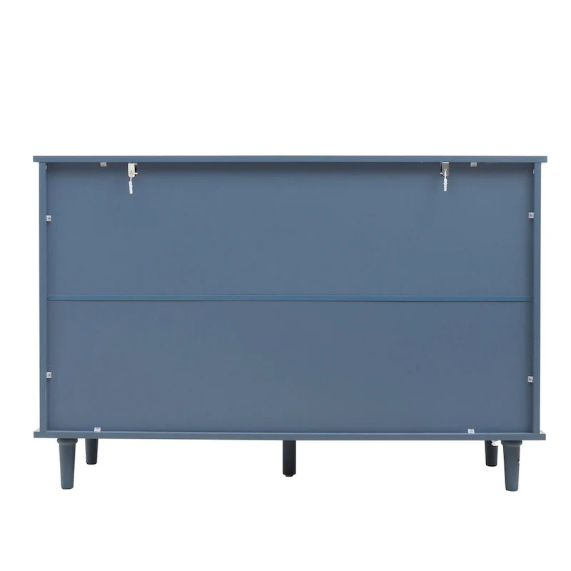 7 Drawer Cabinet,With Black Metal Handle