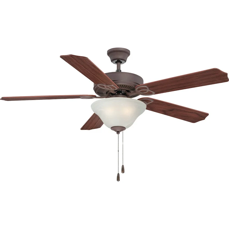 3 Light Ceiling Fan Antique Bronze