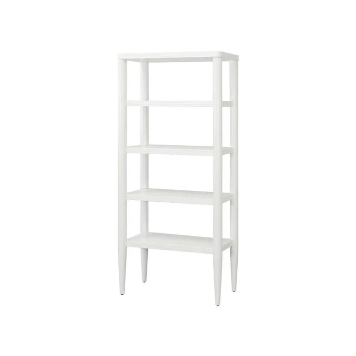 Contemporary Open Etagere, Office Etagere, Accent Etagere, White