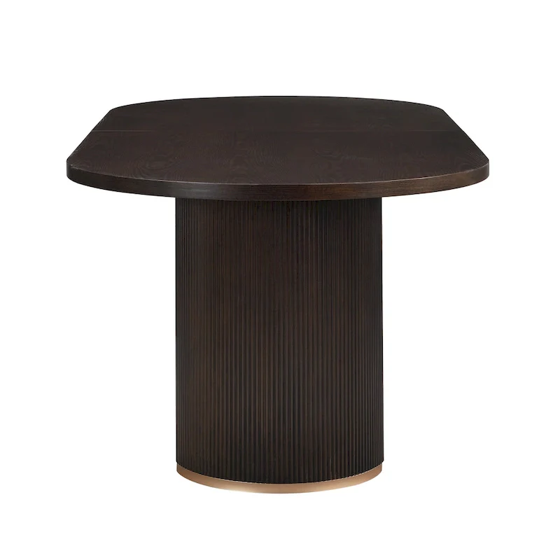 Modern Style Oval Wood Dining Table