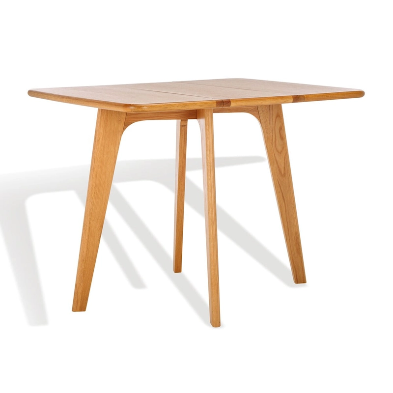 SAFAVIEH Couture Annliese Natural Gateleg Dining Table - 37 W x 30 D x 28 H - 37Wx30Dx28H