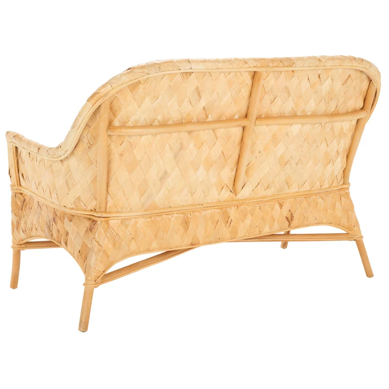 SAFAVIEH Marfisa Woven Sofa Bench - 52 W x 24 D x 33 H - 52Wx24Dx33H