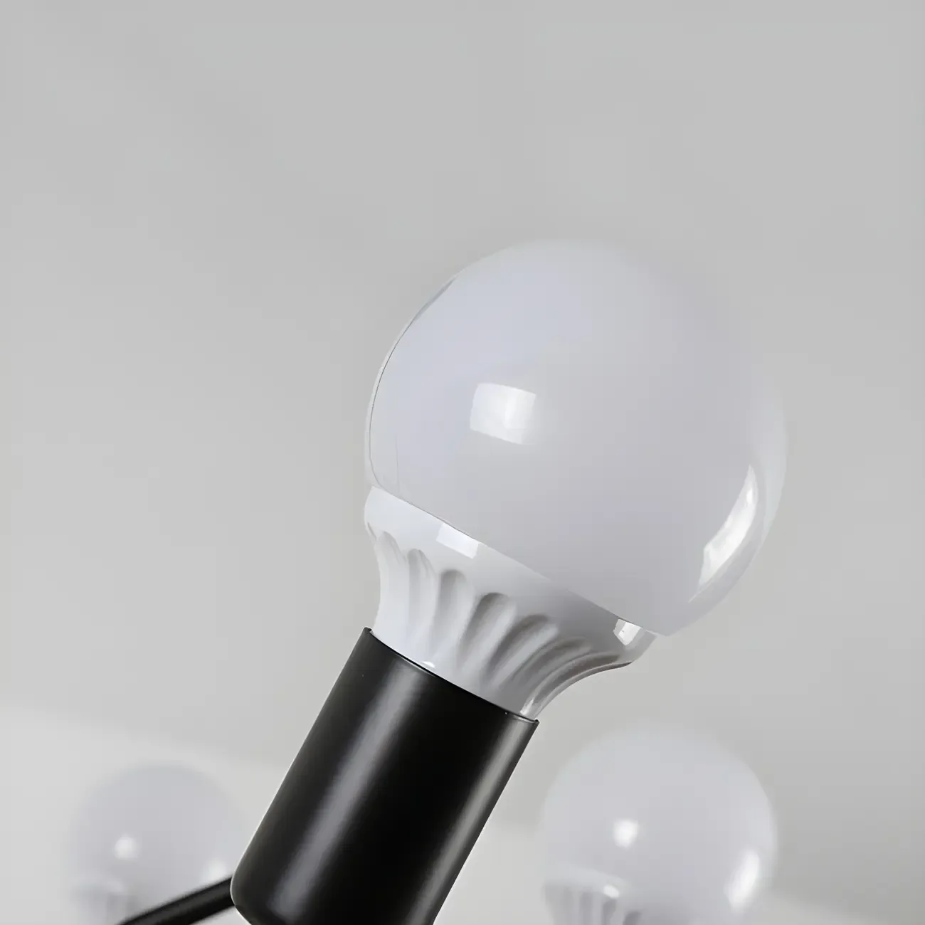 Modern Multi-Light Metal Adjustable Downrod Sputnik Chandelier