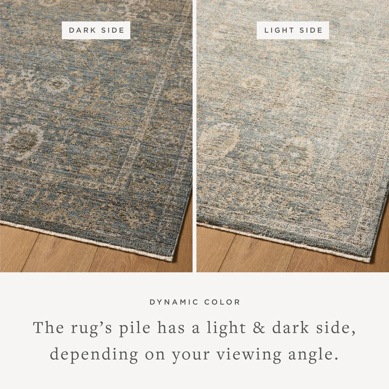 Priscilla Blue / Sand Rug