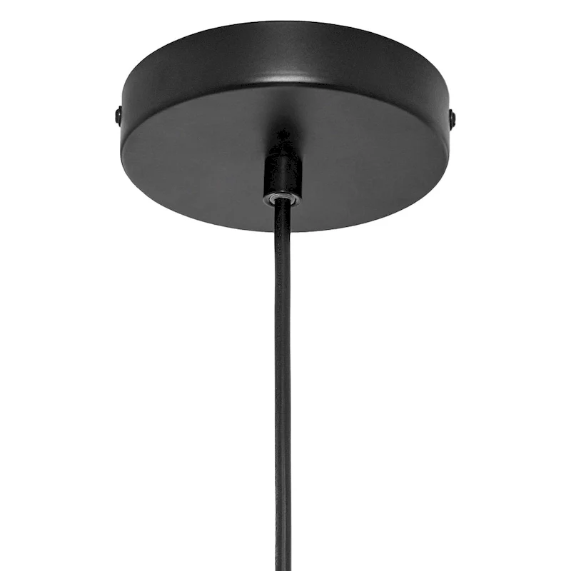 Elizabeth River of Goods Black and Gold Metal Double Shade 13.875-Inch Pendant Light - 14.375  x 13.875  x 9.75/57.75