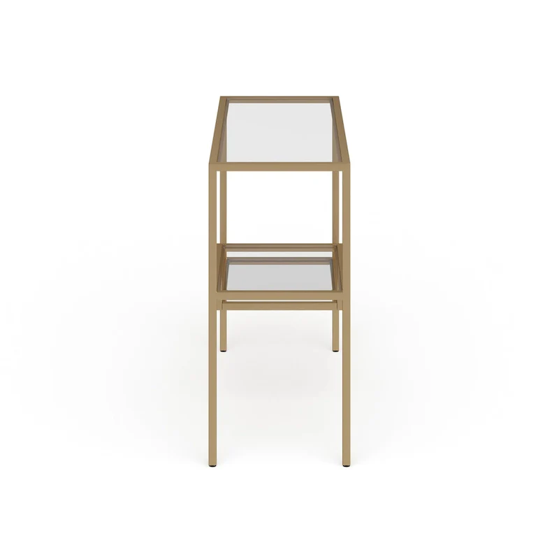 Lovett Console Table Brass Finish