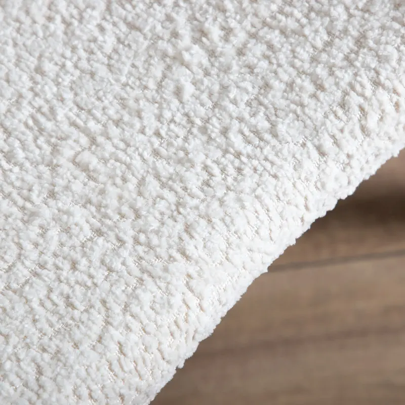 Furniture of America Beck Mid-century Modern Boucle Wingback Walnut Accent Chair