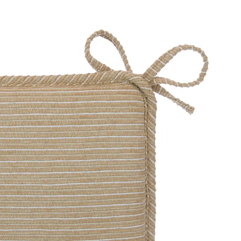 Reversible Chenille Rocking Chair Cushion Set