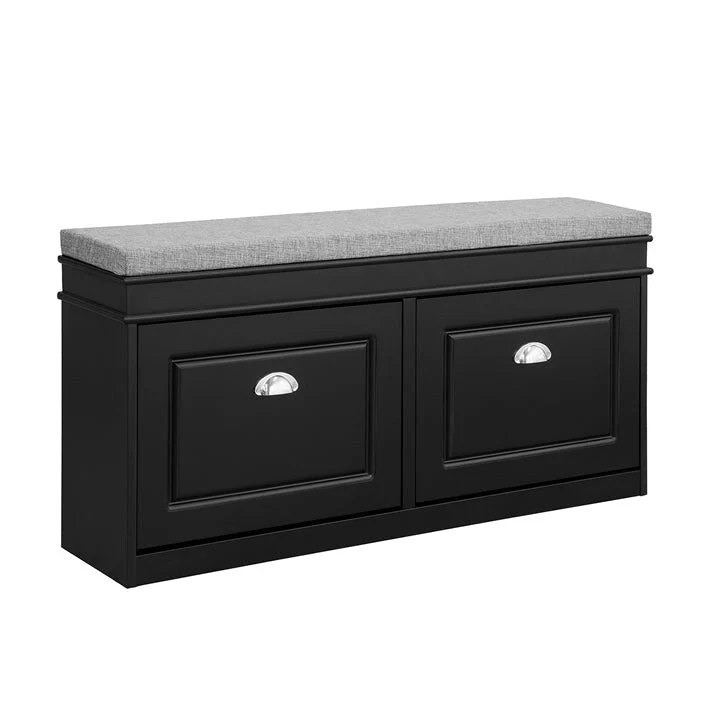 Hallway Shoe Storage Bench Cabinet with Flip-Drawer