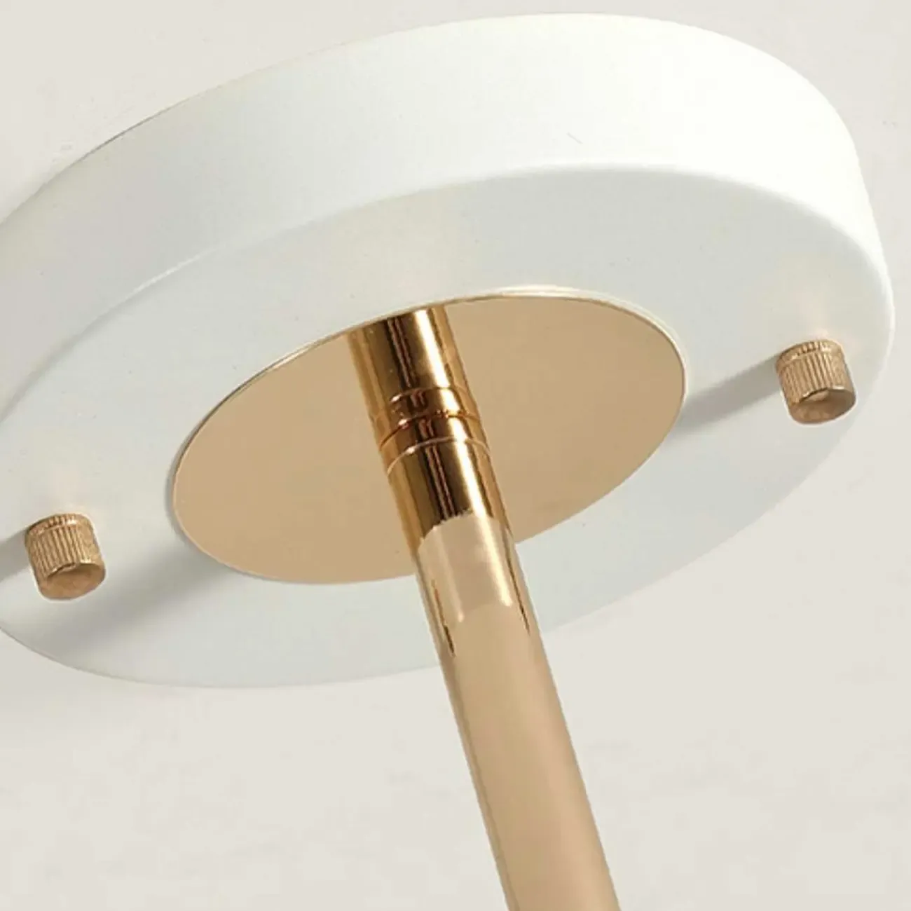 Modern Curved White Glass Dome Semi Flush Track Light