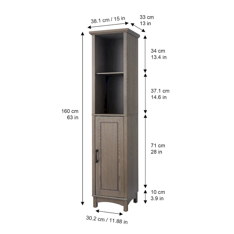 Freestanding Multifunctional Linen Tower