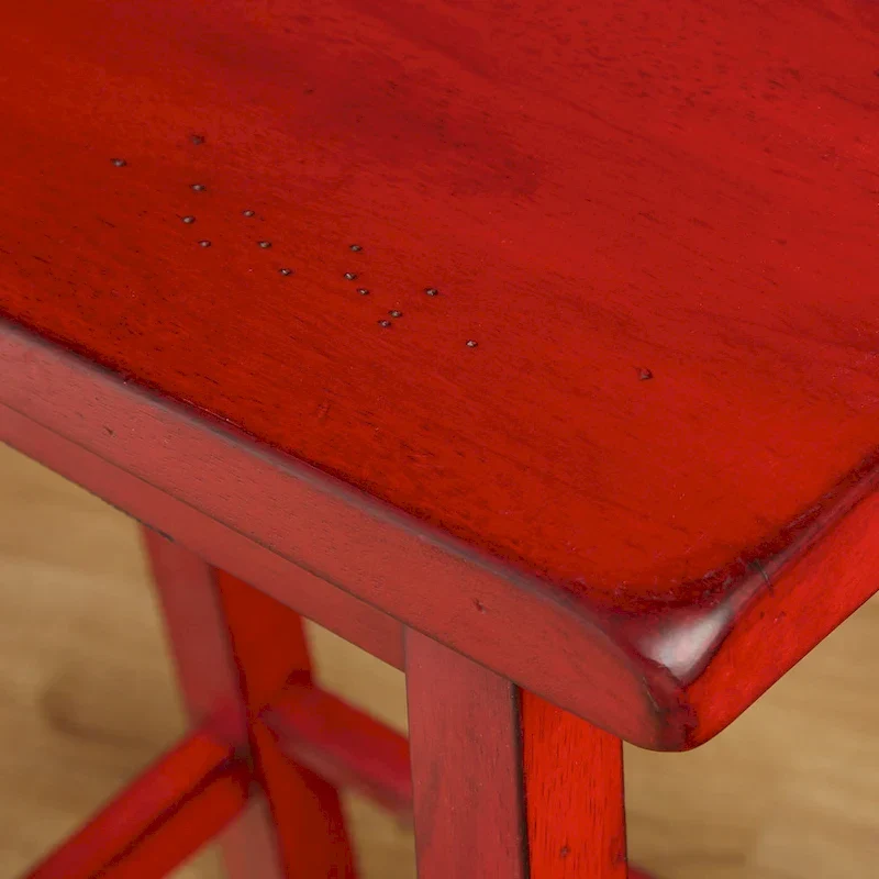 Marney Rubberwood 24-inch Counter-height Bar Stools (Set of 2)