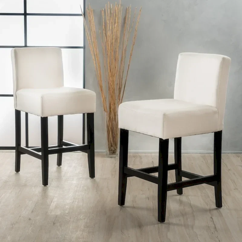 Lopez 26-inch Fabric Counter Stool (Set of 2) by Christopher Knight Home - 26