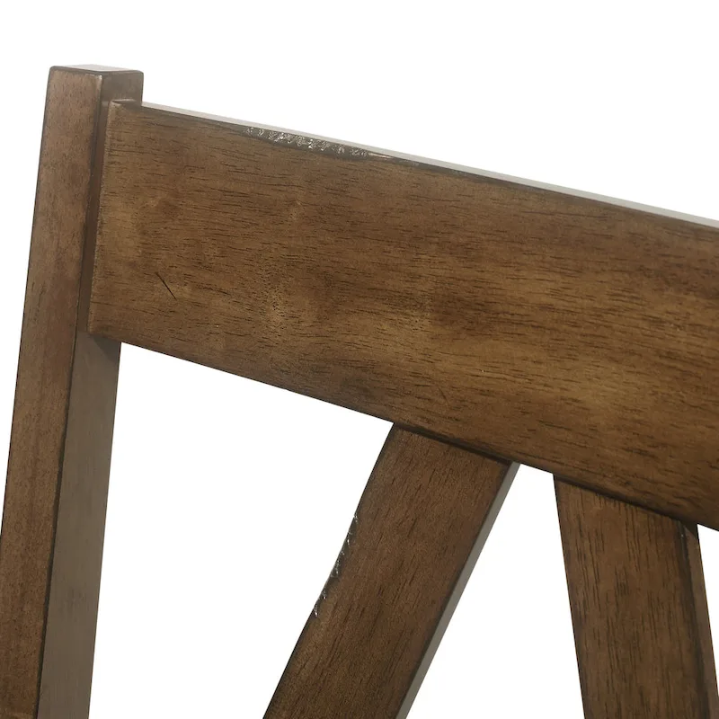 Fairgreens Farmhouse Wood 7 Piece Dining