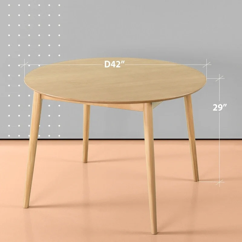 Priage by ZINUS 42 Mid-Century Wood Dining Table - Brown