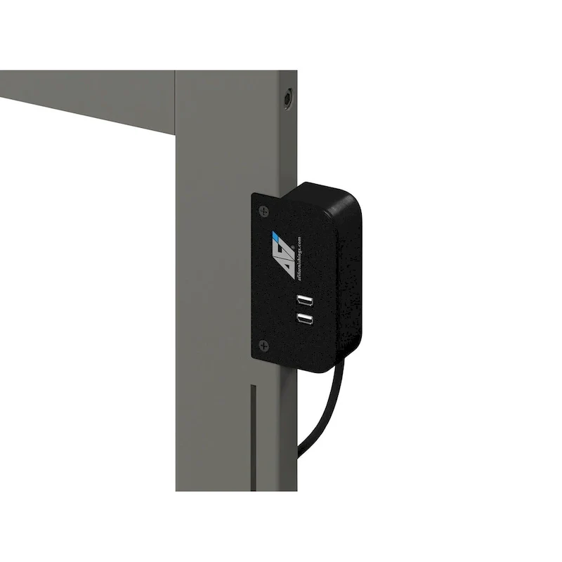 NoHo Twin Extra Long Bed with Footboard in Grey