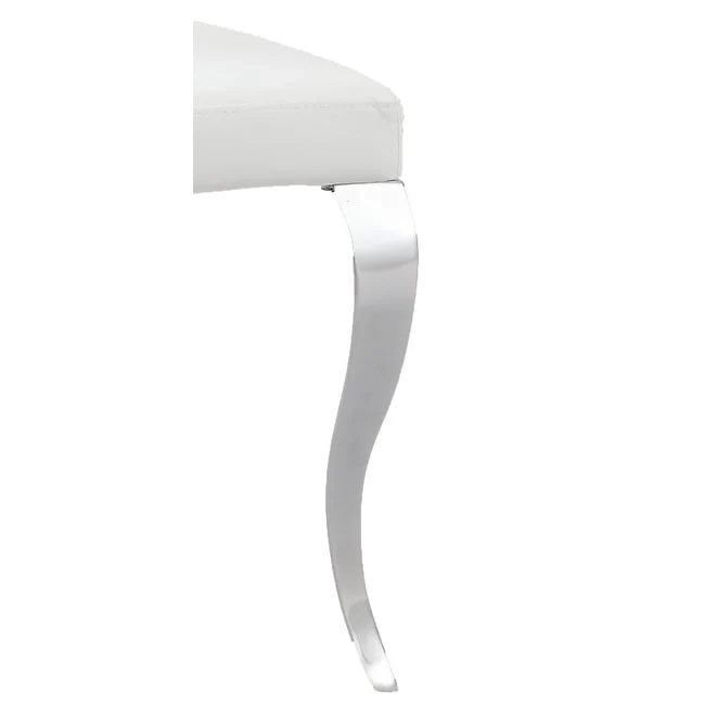 Somette Lexie White Shield Back Dining Chair (Set of 2)