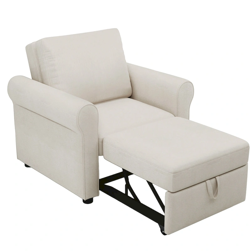 3-in-1 Convertible Sleeper Chair Bed