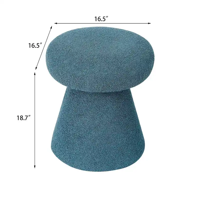 Mushroom Ottoman Large Soft Foot Stool