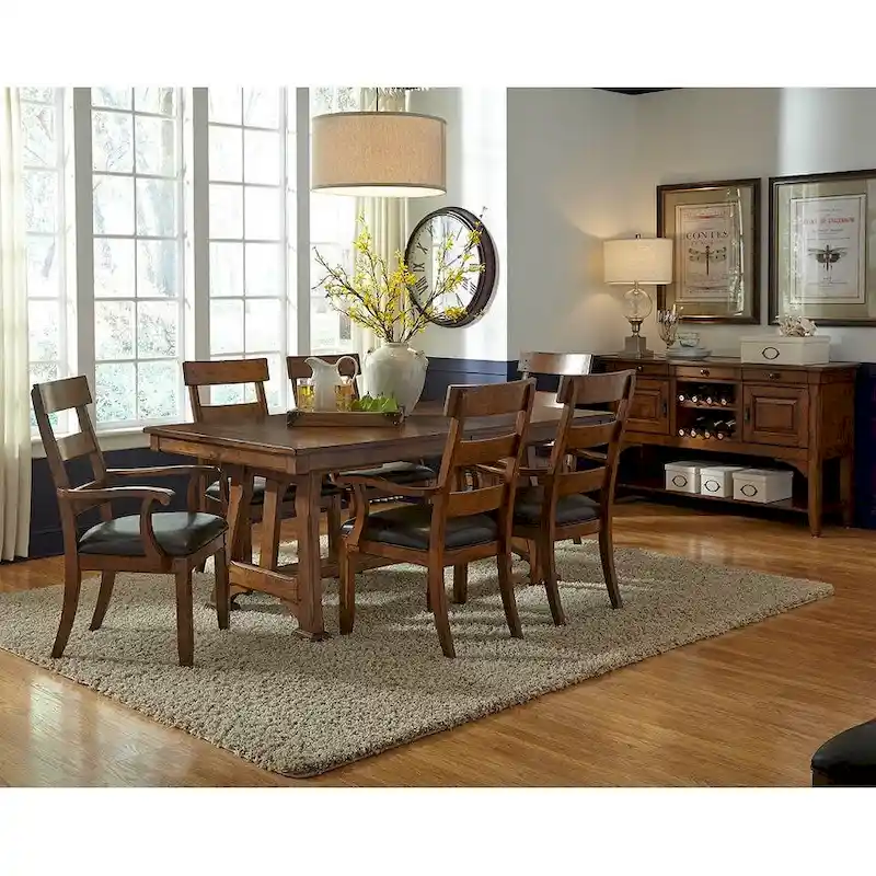 Kern Solid Wood Arm Chairs (Set of 2)