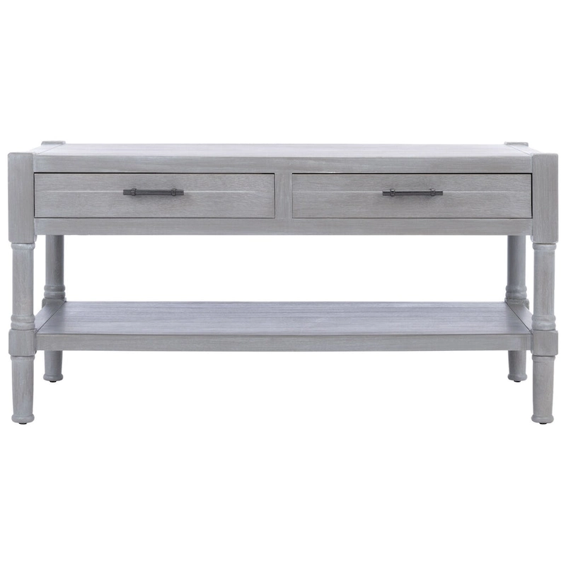 SAFAVIEH Alene 2-Drawer Bottom Shelf Coffee Table - 37.8 W x 19 L x 19 H - 38Wx19Dx19H