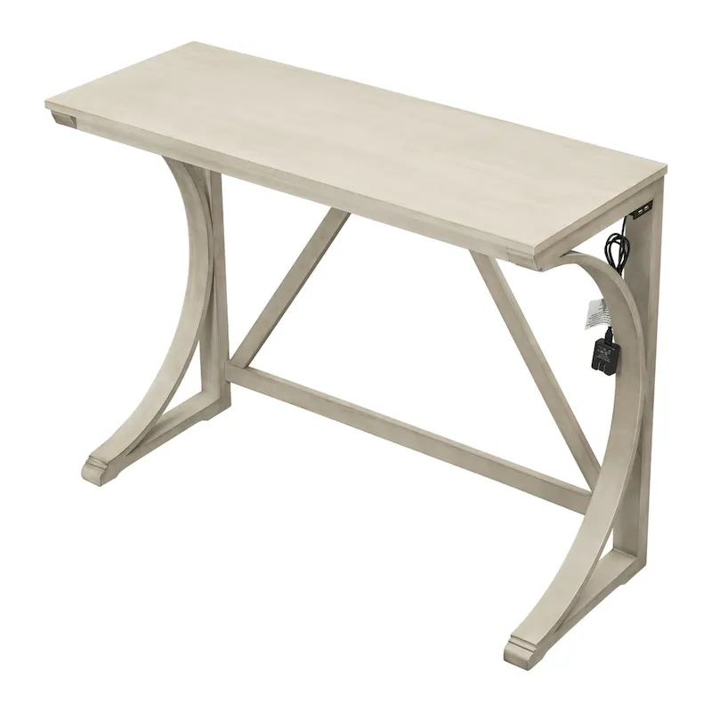 Farmhouse 3-Piece Counter Height Dining Table Set