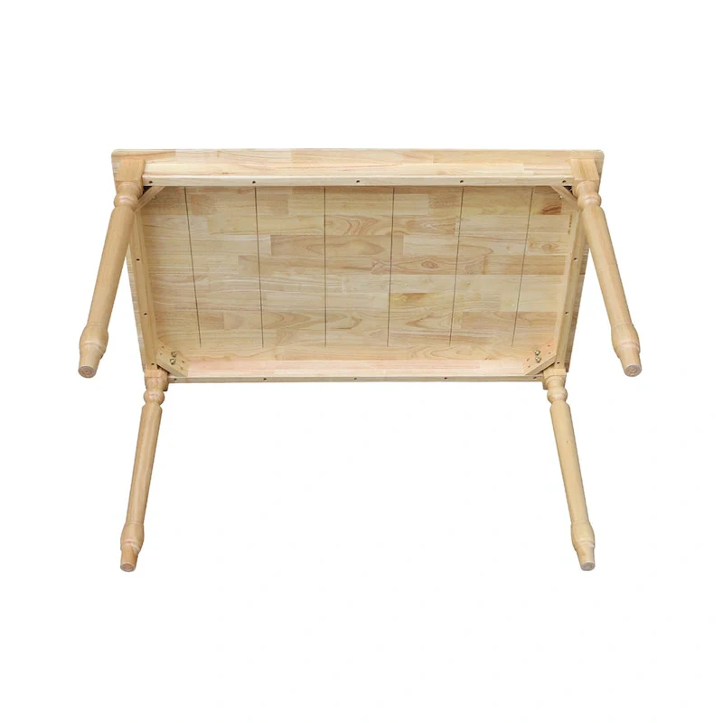 International Concepts Natural Finish Solid Wood Dining Table