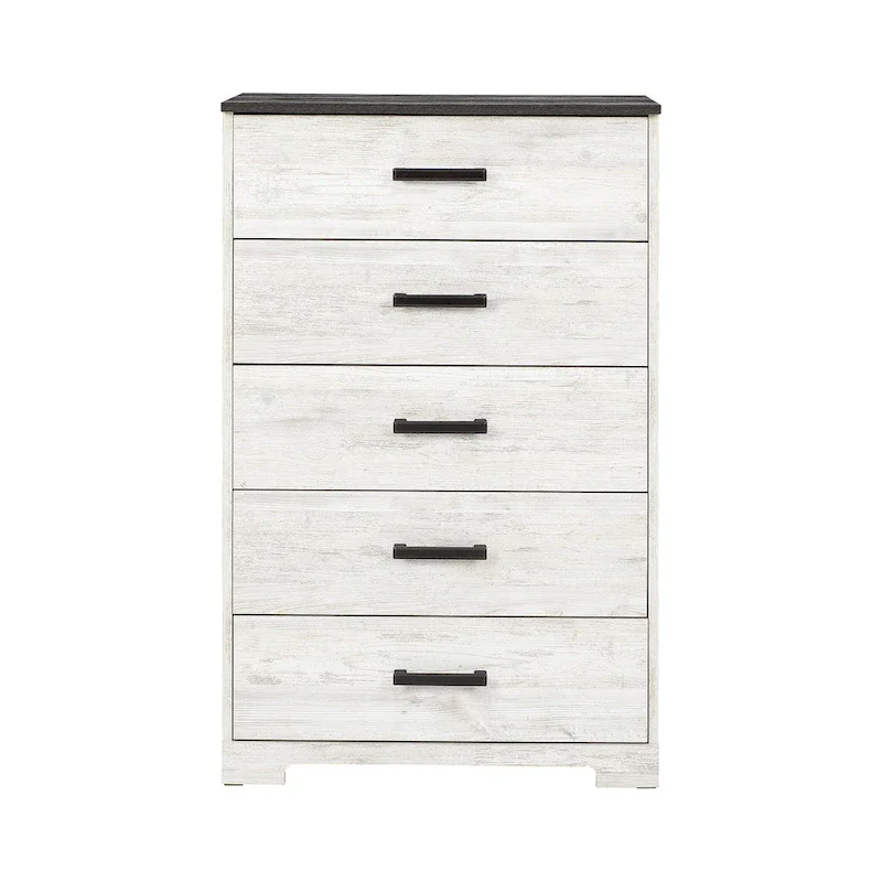 Contrasting Woodgrain Chest of Drawers