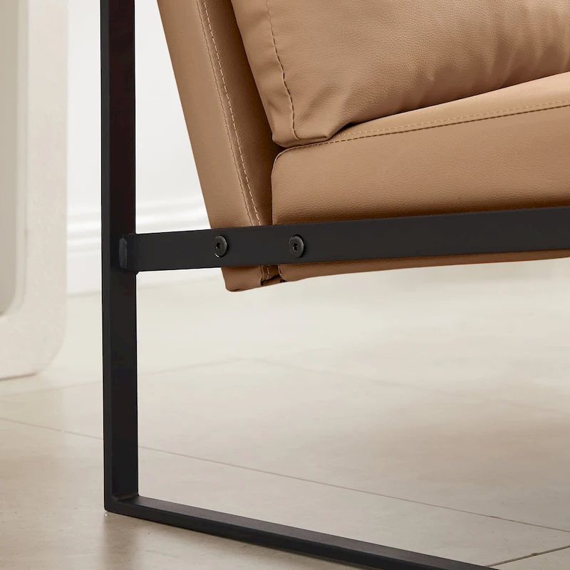 Accent Arm Chair with Extra Thick Padded Backrest and Seat Cushion Sofa Chairs