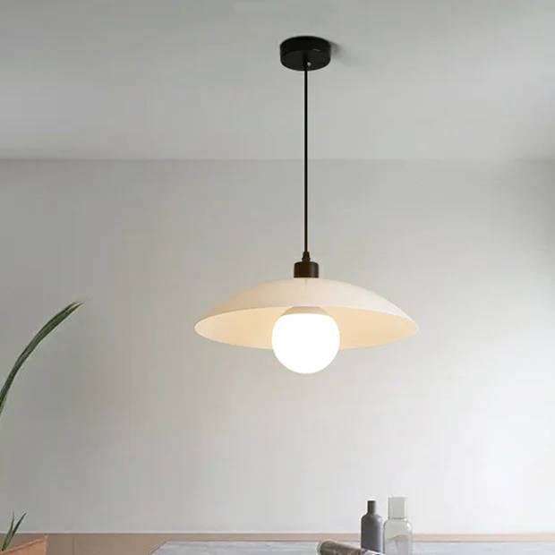 Modern White Glass Adjustable Dining Pendant Lighting