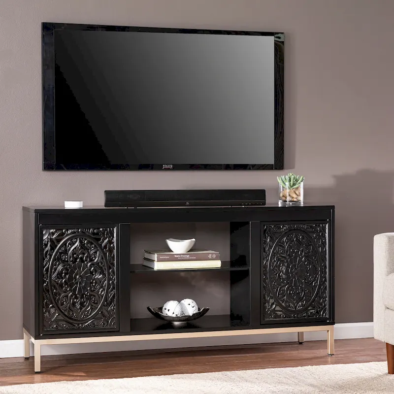 SEI Furniture Winsterly Media TV Stand w/ Storage for TV's up to 56