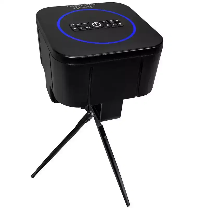 Gemmy Orchestra of Lights 1Watt Smart Bluetooth Outdoor Speaker in Black 1 Speaker