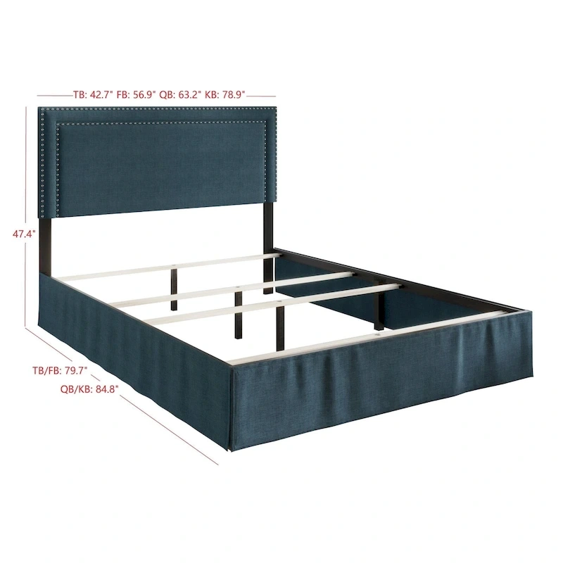 Keith Upholstered Panel Bed