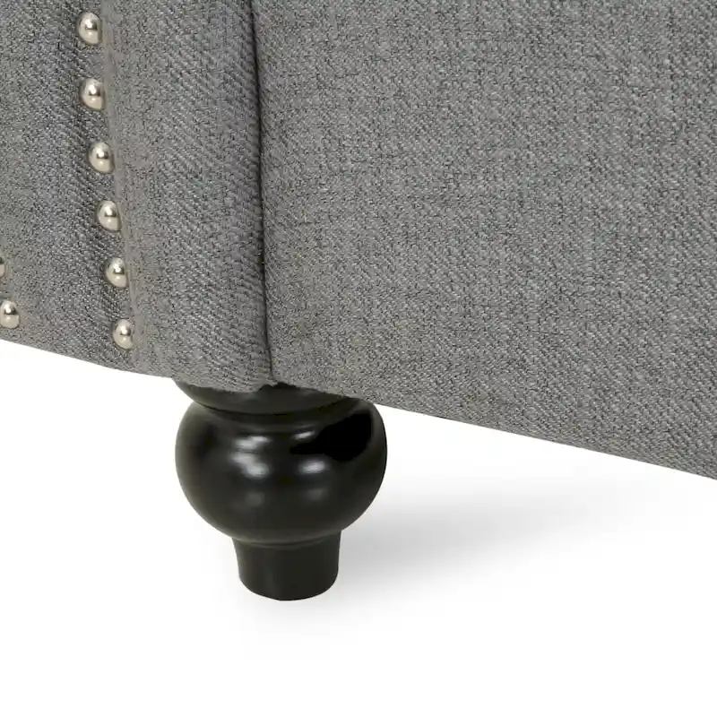 Chesterfield Club Chair with Tufted Upholstery