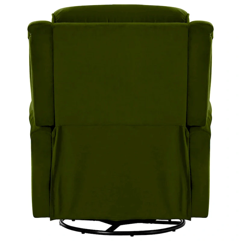 Marloo Modern Swivel Velvet Recliner Chair by Christopher Knight Home