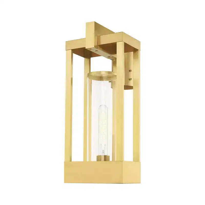 Livex Lighting Delancey 1 - Light Wall Light in Satin Brass