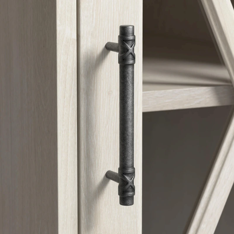 Lennox 60W Sideboard Buffet Cabinet with Hutch by Bush Furniture