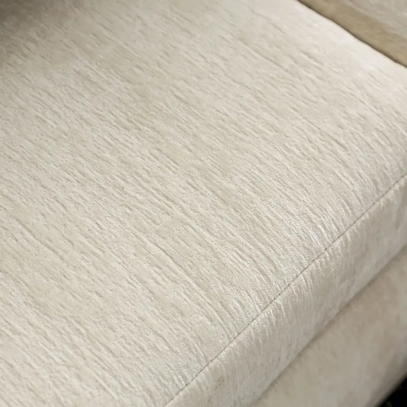 Breward Transitional Beige Chenille Upholstered Sofa with Pillows by Furniture of America